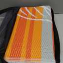 Garvee 5x8 Outdoor Waterproof Rug, Floral Outdoor Area RugReversible Plastic Straw Patio Rug, Portable Camping Mat for RV, Picnic, Beach, Balcony, Garden & Camping Orange