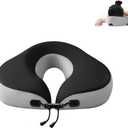 chislim Face Down Recovery Pillow with Adjustable Strap for Eye Surgery & Vitrectomy | Prone Sleeping Headrest with Removable Cover | BBL Post-Surgery Support Equipment (Grey)