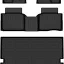 Floor Mats & Cargo Liner for Mitsubishi Outlander PHEV 2023-2024 2025 Custom Fit Full Set, All Weather Car Accessories