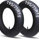 2 x 2-Pack 195/75R15 Inner Tubes with Straight Valve Stem for Trucks Vans