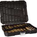 230 Pieces Titanium Twist Drill Bit Set, 135° Tip High Speed Steel, Size from 3/64" up to 1/2", Ideal Drilling in Wood/Cast Iron/Aluminum Alloy/Plastic/Fiberglass, with Hard Storage