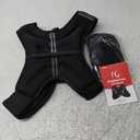 ZELUS Weighted Vest, 6lb/8lb/12lb/16lb/20lb/25lb/30lb Weight Vest with Reflective Stripe for Workout, Strength Training, Running, Fitness, Muscle Building, Weight Loss, Weightlifting (Black)