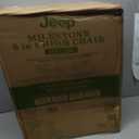 Jeep Milestone 6-in-1 High Chair by Delta Children - High Chair Converts to Stool, Booster Seat, Toddler Chair, Activity Table and Desk and Chair, Sage Green