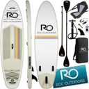 Roc Inflatable Stand Up Paddle Board 10' 6" with Premium SUP Paddle Board Accessories, Wide Stable Design, Non-Slip Comfort Deck for Youth & Adults (Desert Sky W/Kayak Seat)