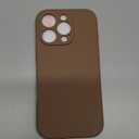 FireNova Designed for iPhone 16 Pro Case, Silicone Upgraded [Camera Protection] Phone Case with [2 Screen Protectors], Soft Anti-Scratch Microfiber Lining Inside, 2024, Light Brown