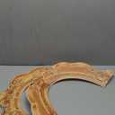 Upgraded 32 x 24 Inch Large Photo Booth Props Picture Frame Vintage Photo Frame Friends Selfie Props for Wedding Mexico Birthday Bachelorette Party Supplies (Round Style)