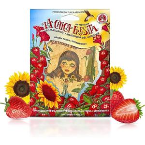 6 pack Strawberry La Chica Fresita air Fresheners Aromatizante Fresa