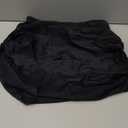 ALove Womens High Waisted Drawstring Swim Skirts Ruched Tummy Control Swimsuit Bottoms XL Black