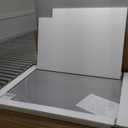 40x30 Silver Bathroom Mirror, Silver Vanity Mirror for Wall, Rounded Rectangle Mirror with Beveled Border, Anti-Rust, Shatterproof (Horizontal/Vertical)