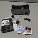 2PACK Sleeping Headphones, Headband Headphones, Bluetooth Headband with Thin Speakers, Wireless Earphones for Sports, Running, Workouts, Yoga, Air Travel, Meditation, Gift - Black&Gray