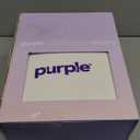 Purple SoftStretch Sheets, King/Cal King, Rayon Blend, Moisture-Wicking, True White, Fits Other Mattresses, Stretch for Adaptive Support