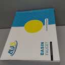 Elegant Bathroom Sink Faucet Single Hole,AUU Waterfall Brushed Nickel Vessel Sink Faucet Solid Brass,Single Handle Basin Tap with Pop Up Drian Supply Line (Brushed Nickel, Tall)