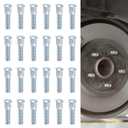 24Pack Wheel Stud 1/2"-20 UNF Thread for Trailer for Lippert Axles 3500 lb for 4400 lb Dexter Trailer Axles | Size 0.617" Spline | 0.77" Head | 2.2" Length| Heavy Duty Wheel Bolts