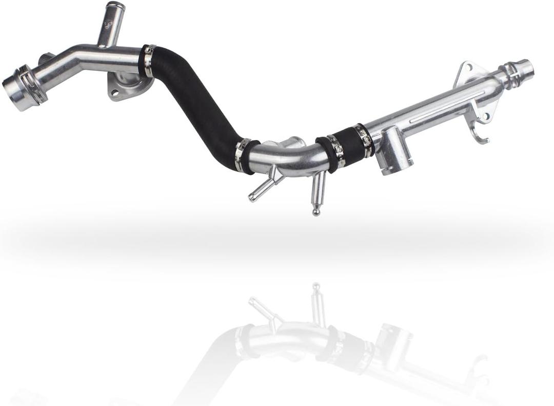 Upgraded aluminum Engine Coolant Radiator Pipe Water Hose Line Compatible with Audi A4 2009 A5 2008-2010 For Q5 2009-2012 A4 Quattro 3.2L V6 2009-2012 A5 Quattro 3.2L V6 2008-2010