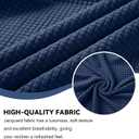 Cupuamon Recliner Chair Covers,Lazy Boy Recliner Covers Stretch Reclining Covers 1 Piece Furniture Protector with Elastic Bottom for Dog,Kids-Navy