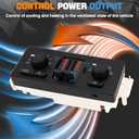 Climate Control Module AC Heater HVAC Panel Fit for Chevy Silverado GMC Sierra 1500 2500 3500 Tahoe Suburban Avalanche Trailblazer Yukon XL Envoy Cadillac Escalade 599-210XD
