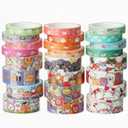 Mr. Pen- Cute Washi Tape Set - 24 Rolls Kawaii Animals Gold Foil Decorative Masking Tape for Journaling, Scrapbooking, Kids DIY Crafts, Aesthetic Supplies, Planners, Bullet Journal