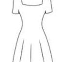 Women's Short Dress White Size 2XL