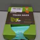 Biodegradable 8 Gallon Trash Bags, AYOTEE Garbage Bags 8 gallon, Compostable Medium Trash Bag, Unscented Leak Proof Bag for Office, Home, Bathroom, Bedroom, Car, Kitchen, Pet(Green)