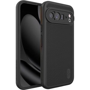 TUDIA MergeGrip [Military Grade] Cases for Google Pixel 10 Pro XL (2025), [Drop Tested] Dual-Layer Shockproof Rugged Slim Anti-Slip Heavy Duty Protective Phone Case Pixel Pro 10 XL Cover  Black