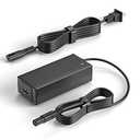 VHBW 63V Replacement for Segway Ninebot Charger Compatible with Segway Ninebot S/S-MAX/Mini lite/Mini PRO/Go Kart Kit, Gokart PRO, 4 Prong fits for Ninebot Scooter Charger