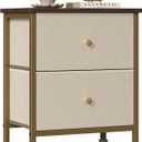 Sweetcrispy Small Nightstand with Storage Drawer for Bedroom, Mini Dresser, 11.8"D x 18"W x 20"H , 1 Pack