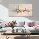 Canvas Wall Art Decor Abstract Wall Art Pictures for Living Room Colorful Abstract Wall Art Prints Abstract Canvas Art Wall Decor Artwork for Walls Wall Decorations Bedroom Home Decor 19.5 X 39.5
