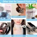 Snow Yarn Shoe Laces: Wide Leopard Flat Sneakers Shoelaces 2 Pair (55 inch(140CM), 03 Yellow Leopard 1 Inches(2.5 Cm)wide)