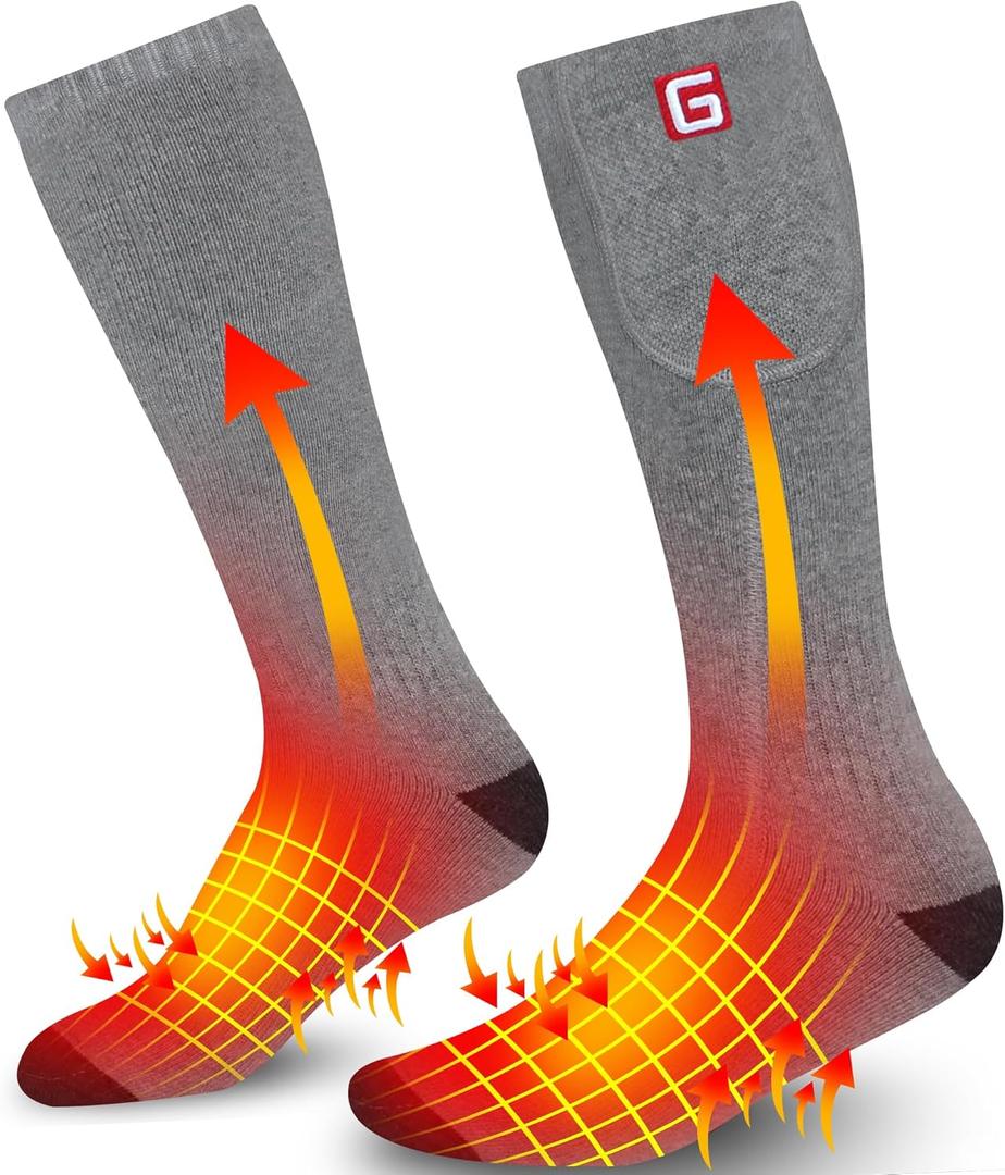 Electric Heated Socks for Teenagers Youth,Rechargeable Battery Powered Operated Heated Socks for Middle Senior High School