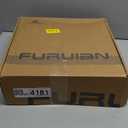 Furuian Insulated Winter Snow Steel Toe Work Boots for Men Waterproof Non Slip Duck Boots for Men Warm Safety Industrial Work Shoes (8.5, All Black)