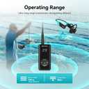 Retekess TT120 Swim Coach Communicator, IP68 Waterproof Swimming Headphones, Bone Conduction, 120M, Wireless Underwater Communication Unit for Swim Club, Swimming Coaching (1 Transmitter 5 Receivers)