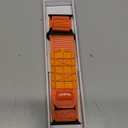 Nylon Strap Compatible with Apple Watch Ultra/Ultra 2 49mm/46mm/45mm/44mm/42mm, Rugged Sport Loop Replacement Band for iWatch Series SE/Series 10/9/8/7/6/5/4/3/2/1, M-Orange