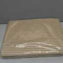 Jute Stair Landing Mat-Square Non Slip Stair Treads for Wooden Steps-Peel and Stick Stair Carpet Indoor, Adhesive Staircase Step Treads Residue Free, Natural Landing Mat for Stairs,31"x31" Beige