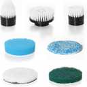 Electric Spin Scrubber 7 Pack Replaceable Brush Heads Set, Only for All Brands of ANS-8051A&ANS-8050 Electric Cleaning Brush
