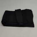 OVZME Black Shower Curtain Set, Waffle Textured Heavy Duty Fabric Shower Curtain for Bathroom, Luxury Hotel Weighted 230GSM Bath Curtain with 12 Plastic Hooks, Machine Washable, 72x72