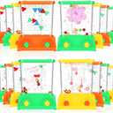 Zhanmai 16Pcs Handheld Water Game Arcade Water Ring Toss Water Tables for Beach Toy Party Favor Fun Game Entertainment, Without Water (Assorted,Stylish)