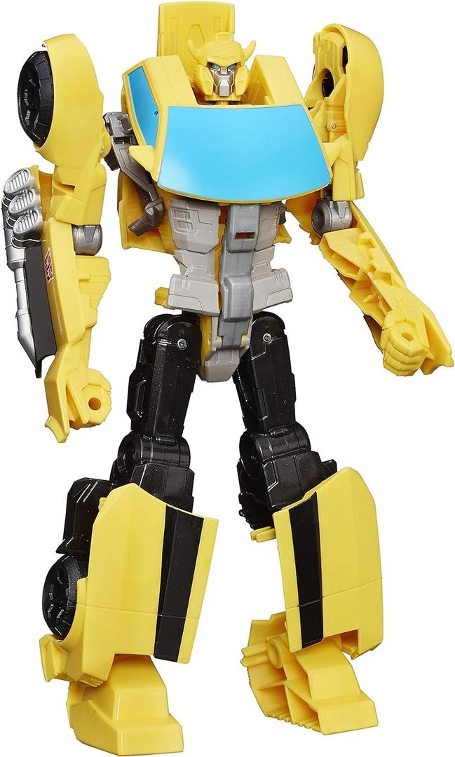 Transformers Toys Heroic Bumblebee Action Figure - Timeless Large-Scale Figure, Changes into Yellow Toy Car, 11" 
