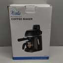 Coffee Machine, 3.5 Bar Espresso & Cappuccino Machine with Steam Wand, Compact Design Coffee Maker for Latte, Safety Lock & Tritan Cups, 800w, Black