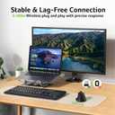 Acer Ergonomic Mouse Wireless, Vertical Computer Mouse for Office, Ergo Mice Rechargeable for Medium to Large Sized Hands, 2.4GHz USB Receiver, 800/1200/1600 DPI, 6 Buttons for Laptop, PC and Desktop