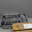 6-Tier Wire Shelving Unit Storage Shelves Metal Shelves 60"x23"x13" Heavy Duty Metal Storage Rack Wire Rack NSF Height Adjustable for Home Kitchen Bathroom Garage Shelving(Black)