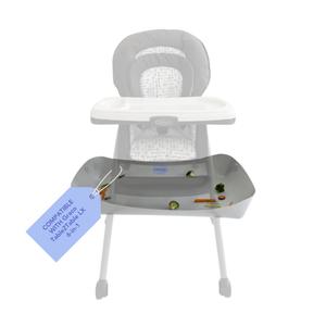 CATCHY - Food Catcher - Compatible with Graco Table2Table LX 6-in-1 High Chair + 11 Other High Chairs - Highchair Sold Separately - Baby & Toddler Food & Mess Catcher - Under High Chair Accessory (White)