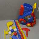 Liberry Toddler Golf Set, Upgraded Kids Golf Cart with Unique Shoulder Strap Design, Indoor and Outdoor Golf Toys for Boys and Girls Aged 1-5 Years Old