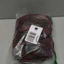 Women's PU Leather Ruched Bodycon Dresses Mock Neck Sleeveless Zipper Mini Tank Dress (Large, Burgundy)