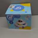 Interactive Cat Toys for Indoor Cats,4-in-1 Automatic Kitten Toy,Motion Activated Electronic Fluttering Butterfly,Track Balls, Moving Feather Toys for All Breeds,USB Rechargeable (White)