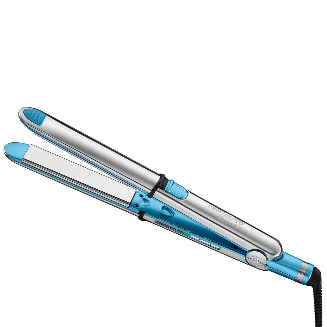 Nano Titanium Prima Ionic Hair Straightener  Professional Flat Iron & Curling Iron in One for Stylists, Pro Styling Hair Tool