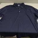 Lands' End Men's Short Sleeve Comfort-First Mesh Polo Shirt (Large, Radiant Navy)