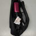 Dual Voltage Travel Hair Dryer Brush (100V-240V), Automatic Hot Air Brush with EU&UK Plug, 2 Inch Oval Barrel One Step Blow Dryer Brush and Negative Ion Anti-frizz Styling Brush (9.8'')