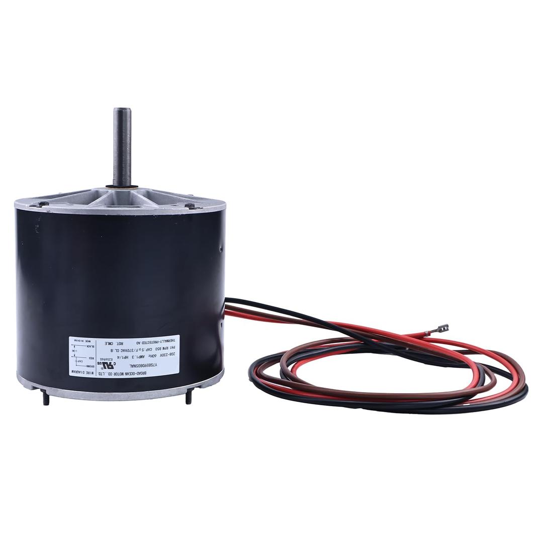 Condenser Fan Motor F48W93A50 F48A45A50 F48E06A48 Compatible with York Coleman Luxaire A.O.Smith1/4 HP