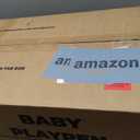 Baby Playpen 79" X 71", LUTIKIANG Play Yard for Babies and Toddlers with Mat, Safety Extra Large Baby Fence Area, Indoor & Outdoor Kids Activity Play Center with Anti-Slip Suckers and Zipper Gate. (Grey)