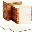 60 Pack Unfinished Wood Rectangles for Crafts, 2x3 Wooden Pieces for Painting, DIY Projects, Decorations, Engravings